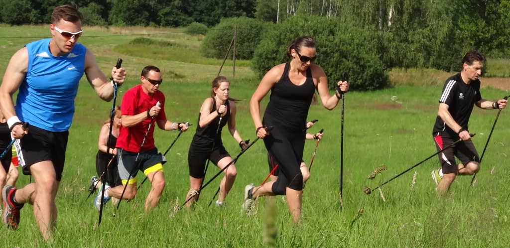Nordic running, běh s holemi Nordic running, běh s holemi