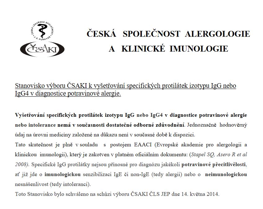ČSAKI stanovisko
