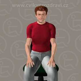 Cvik - protažení trapézu Cvik - protažení trapézu